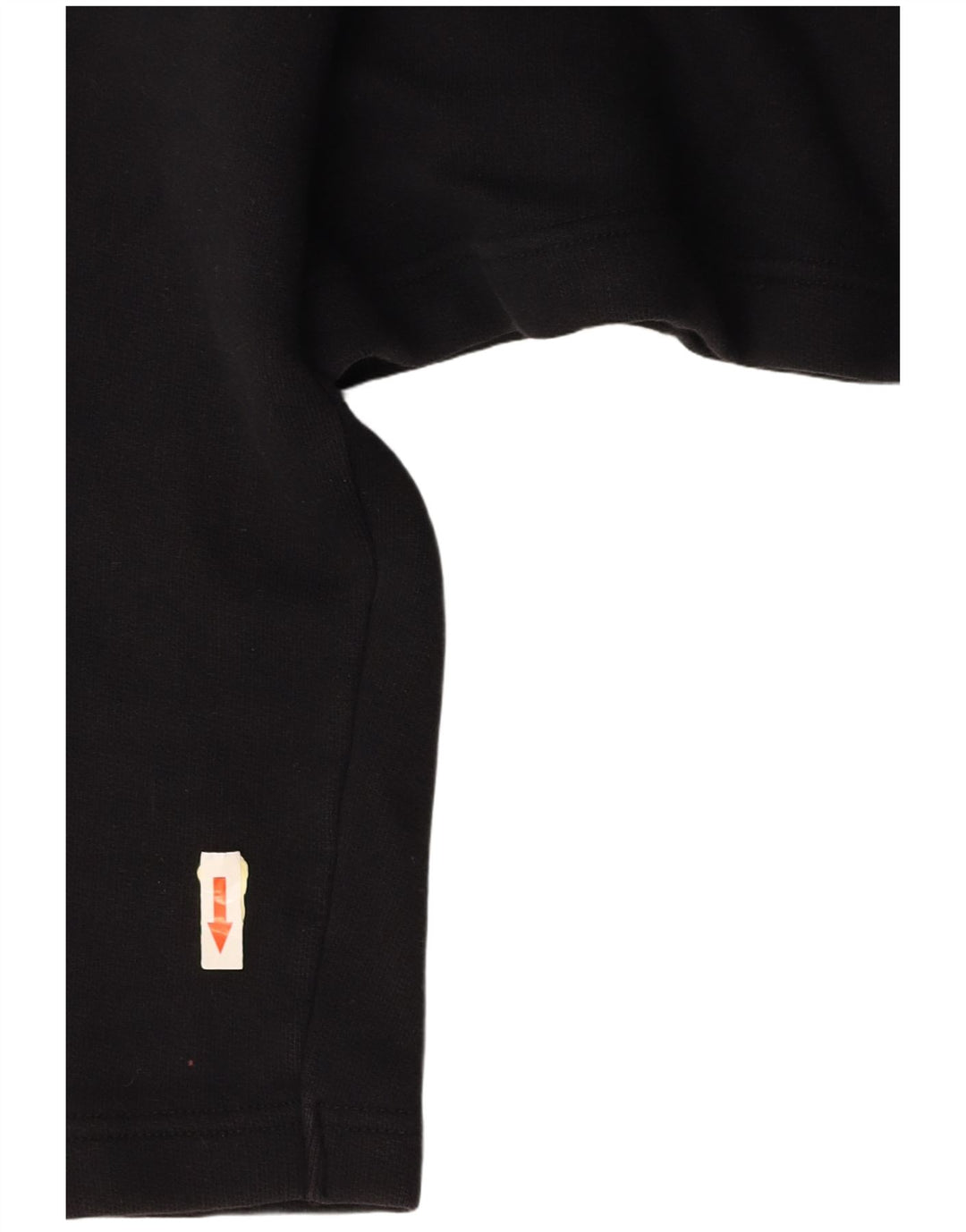 Женская укороченная рубашка-поло оверсайз с графическим рисунком BENETTON UK 10, маленькая черная