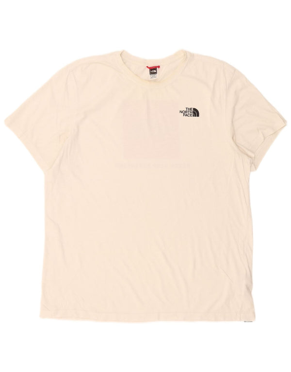 The North Face Mens Graphic T-Shirt Top XL White Cotton