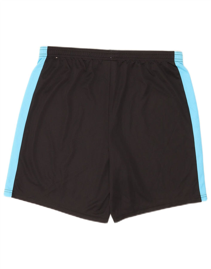 Мужские спортивные шорты Nike Dri Fit Slim, большие черные полиэстер с цветными блоками