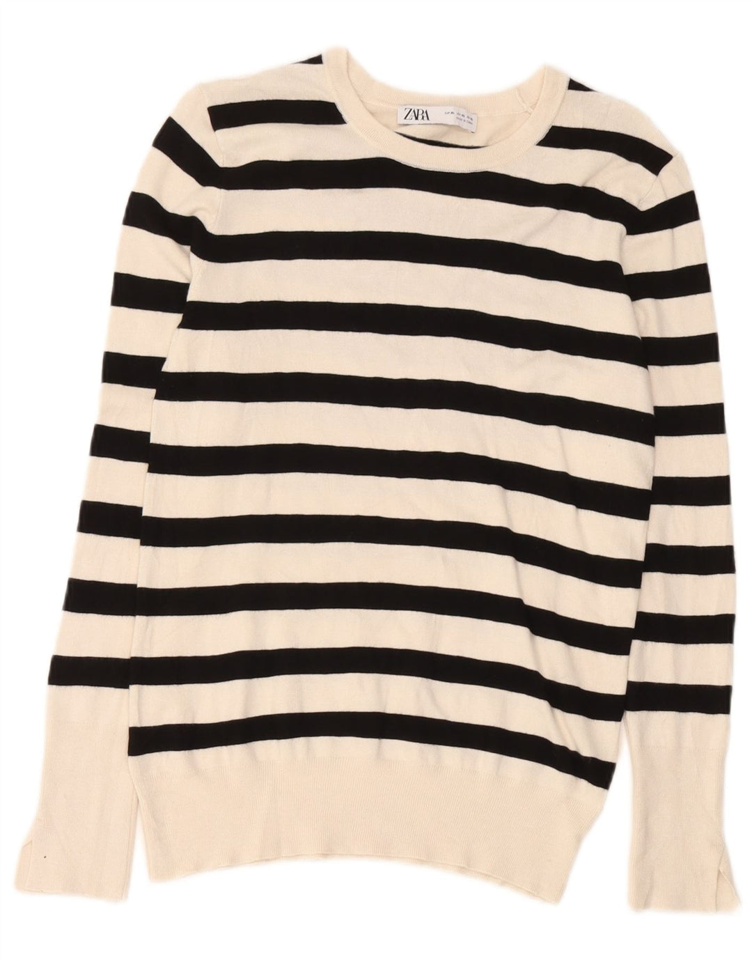 Женская блузка Zara Top UK 18 XL в белую полоску