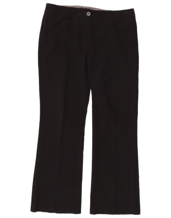 Женские повседневные брюки Marks & Spencer Bootcut UK 14, большие W34 L30, черные