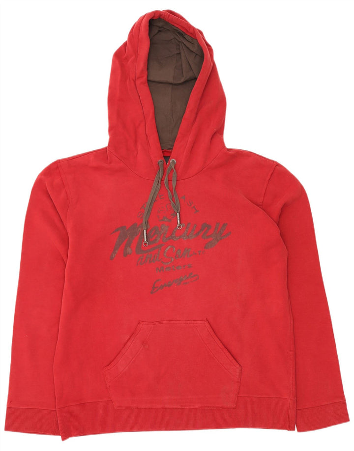 Мужской джемпер с капюшоном ENERGIE XL, красный, хлопок