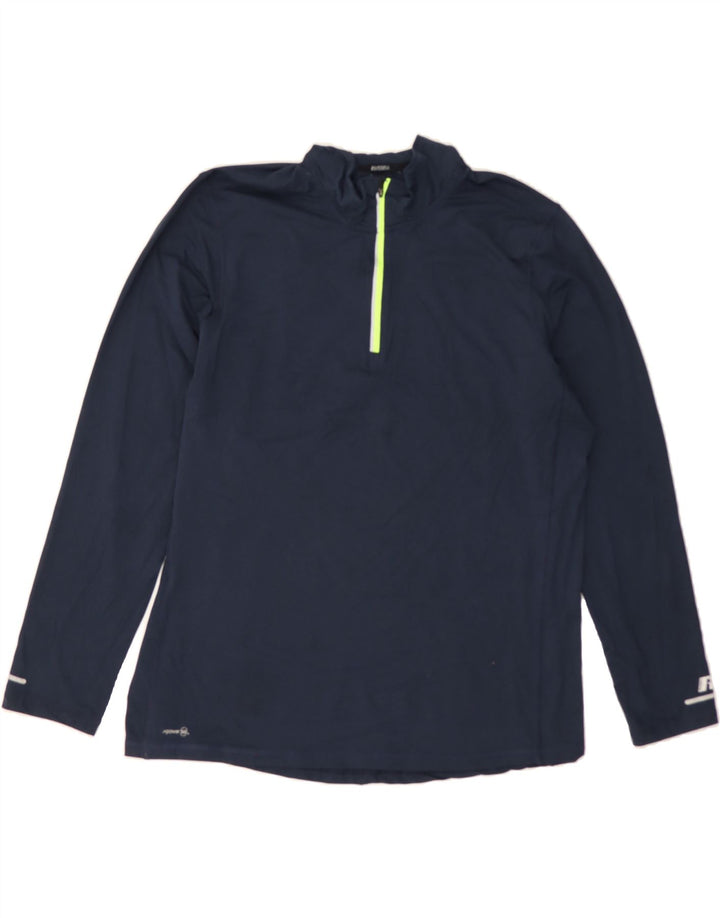 RUSSELL ATHLETIC Mens Pullover Tracksuit Top UK 42/44 Large Navy Blue Vintage Russell Athletic and Second-Hand Russell Athletic from Messina Hembry 