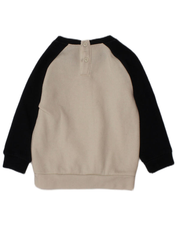 Толстовка CHAMPION для маленьких мальчиков, джемпер 6–9 месяцев, цвет XS, белый, цветной блок