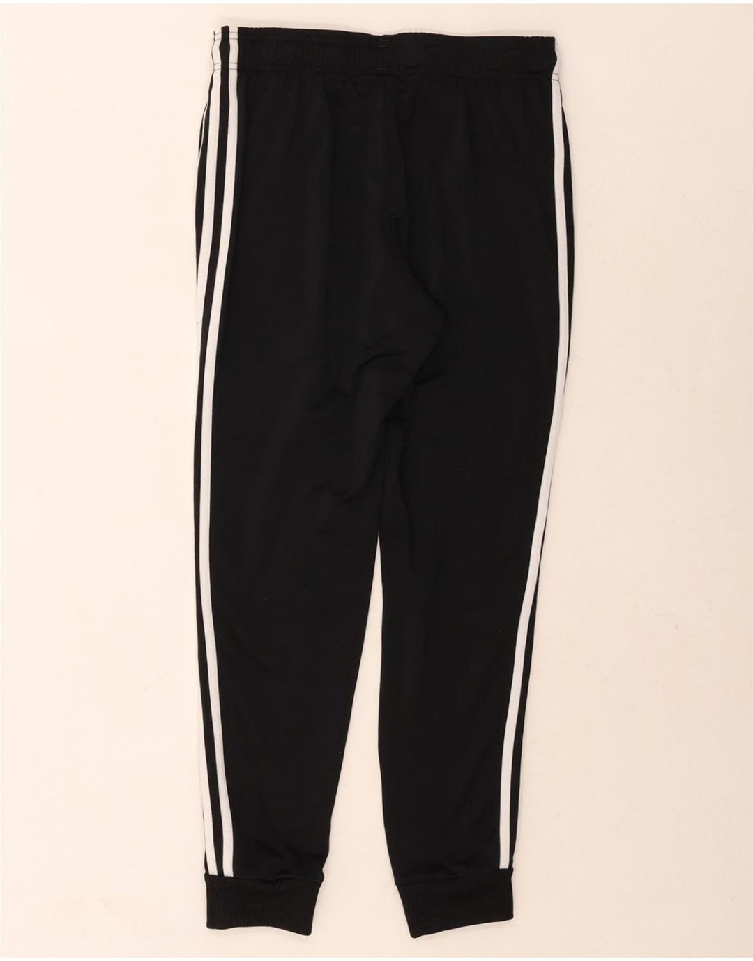 ADIDAS Womens Tracksuit Trousers Joggers UK 12/14 Medium  Black Polyester Vintage Adidas and Second-Hand Adidas from Messina Hembry 