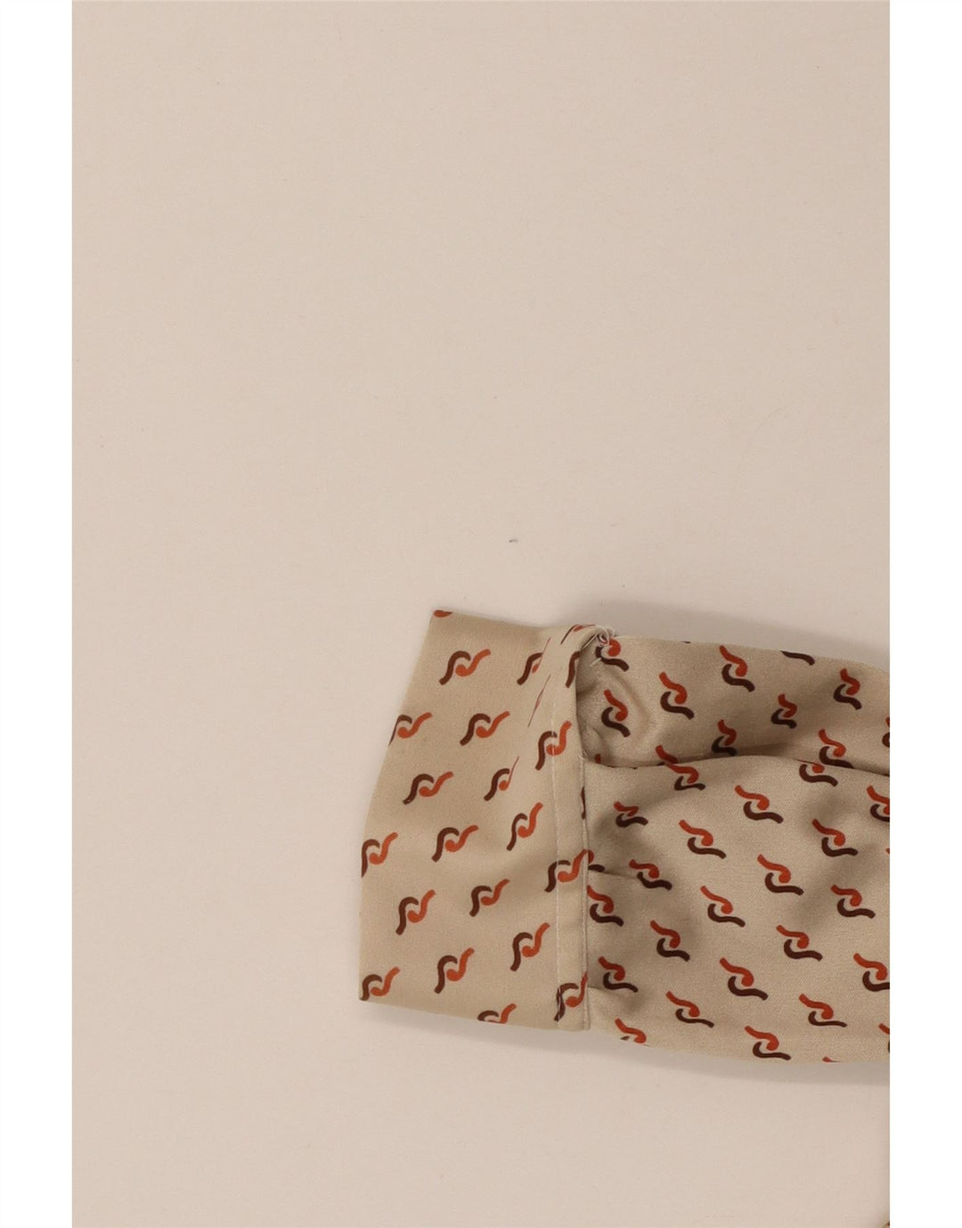 Женский пуловер VINTAGE UK 16, большой размер, бежевый с геометрическим узором