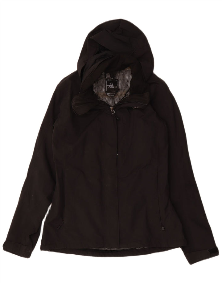 Женская дождевик с капюшоном The North Face UK 14, средний черный полиэстер