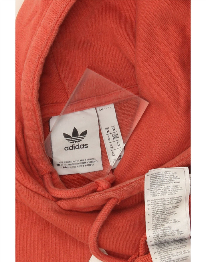 Мужской джемпер с капюшоном Adidas с рисунком, средний красный, хлопок