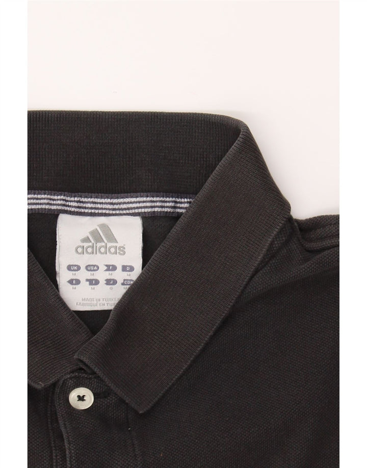 ADIDAS Mens Polo Shirt Medium Black Cotton Vintage Adidas and Second-Hand Adidas from Messina Hembry 