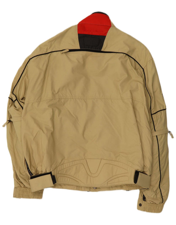 Arlen Ness Mens Racer Jacket IT 56 3XL Beige Colourblock Nylon