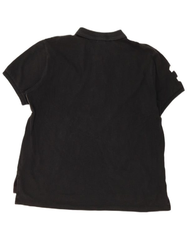 Мужская рубашка с рисунком Polo Ralph Lauren 2XL, черный хлопок