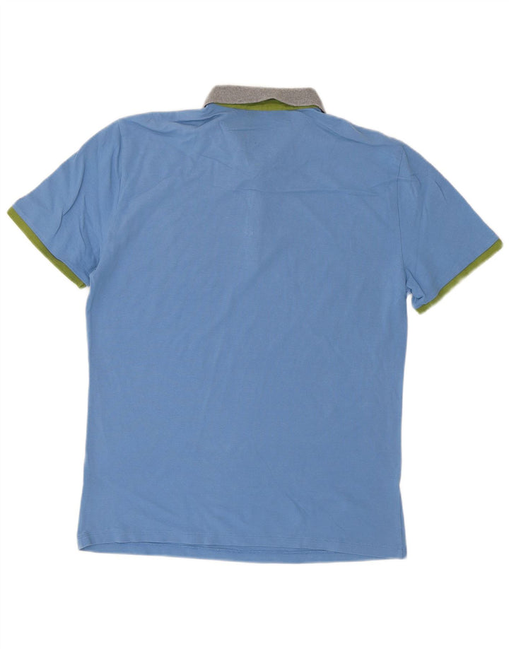 TRUSSARDI JEANS Mens Polo Shirt XL Blue