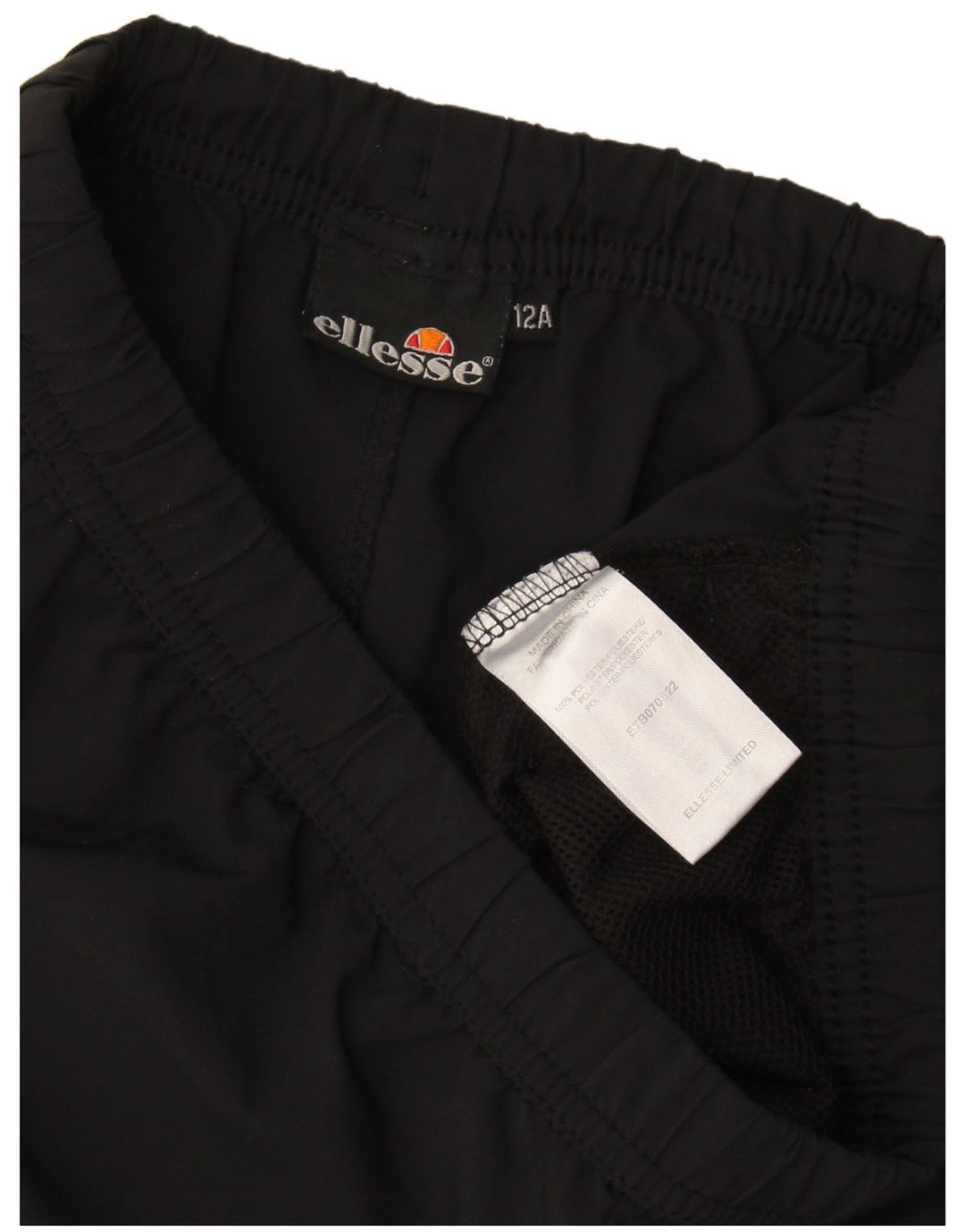 Спортивные шорты Ellesse для девочек 11-12 лет, черный полиэстер