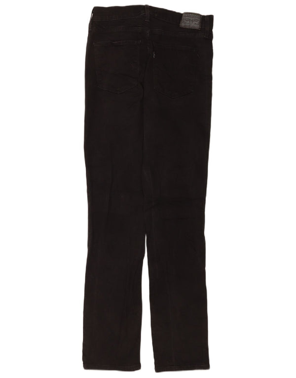 Женские прямые джинсы Levi's 724 с высокой посадкой W31 L31 черные