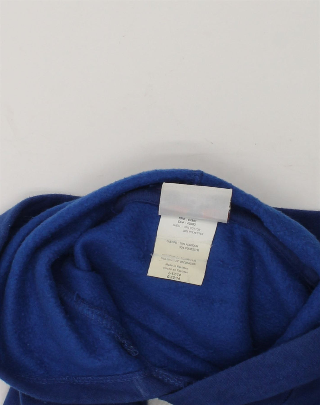 NFL Boys Graphic Hoodie Jumper 12-13 Years Large Blue Cotton | Vintage NFL | Thrift | Second-Hand NFL | Used Clothing | Messina Hembry 