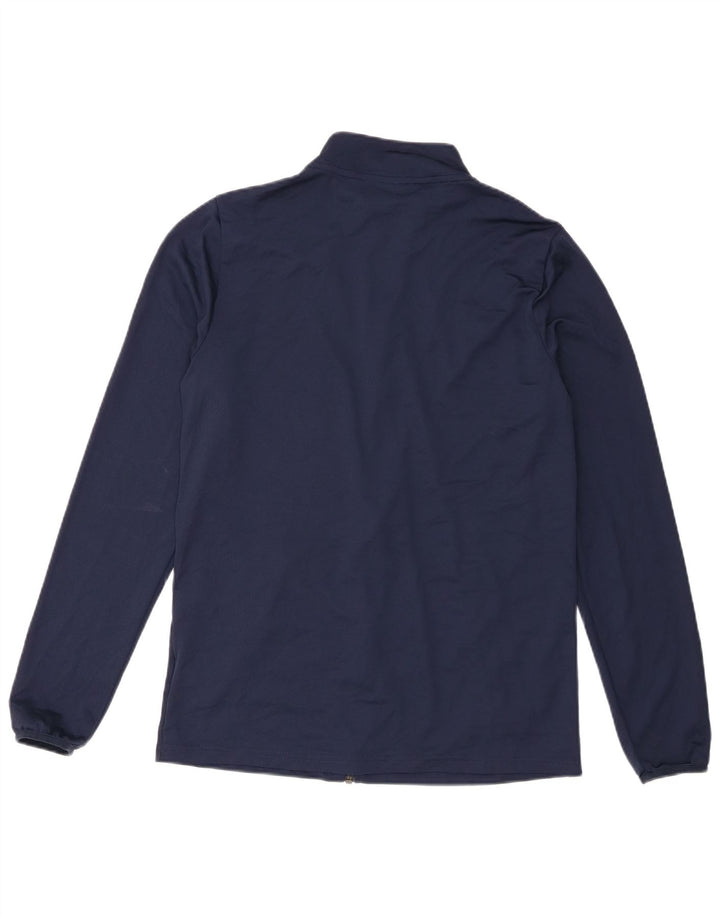 Мужская спортивная куртка Nike Dri Fit, большая темно-синяя полиэстеровая куртка