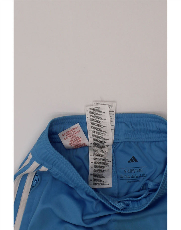 Спортивные шорты Adidas для мальчиков 9-10 лет, синие, полиэстер