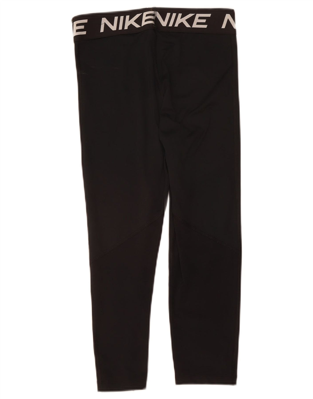 Женские леггинсы-капри с рисунком NIKE UK 12, средний черный полиэстер