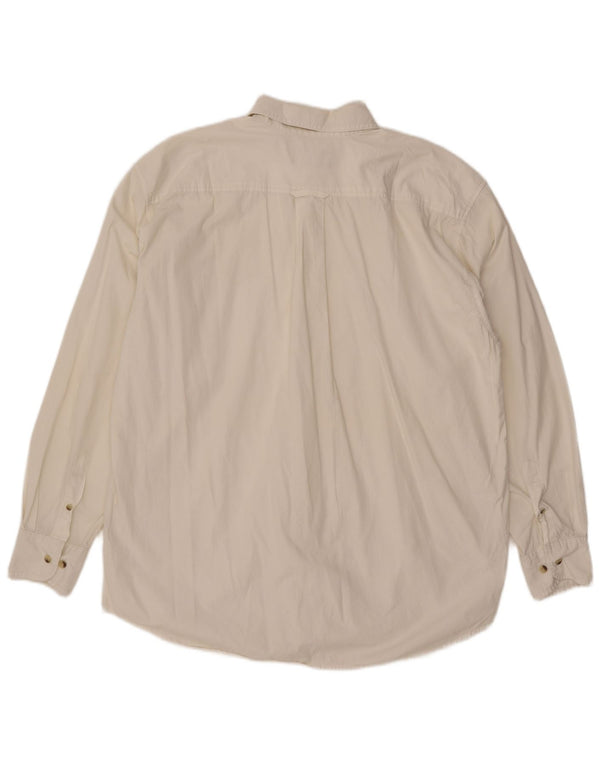 Lee Mens Shirt Large White Cotton