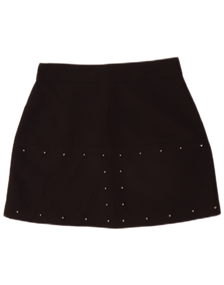 Женская мини-юбка Zara Medium W28, черная