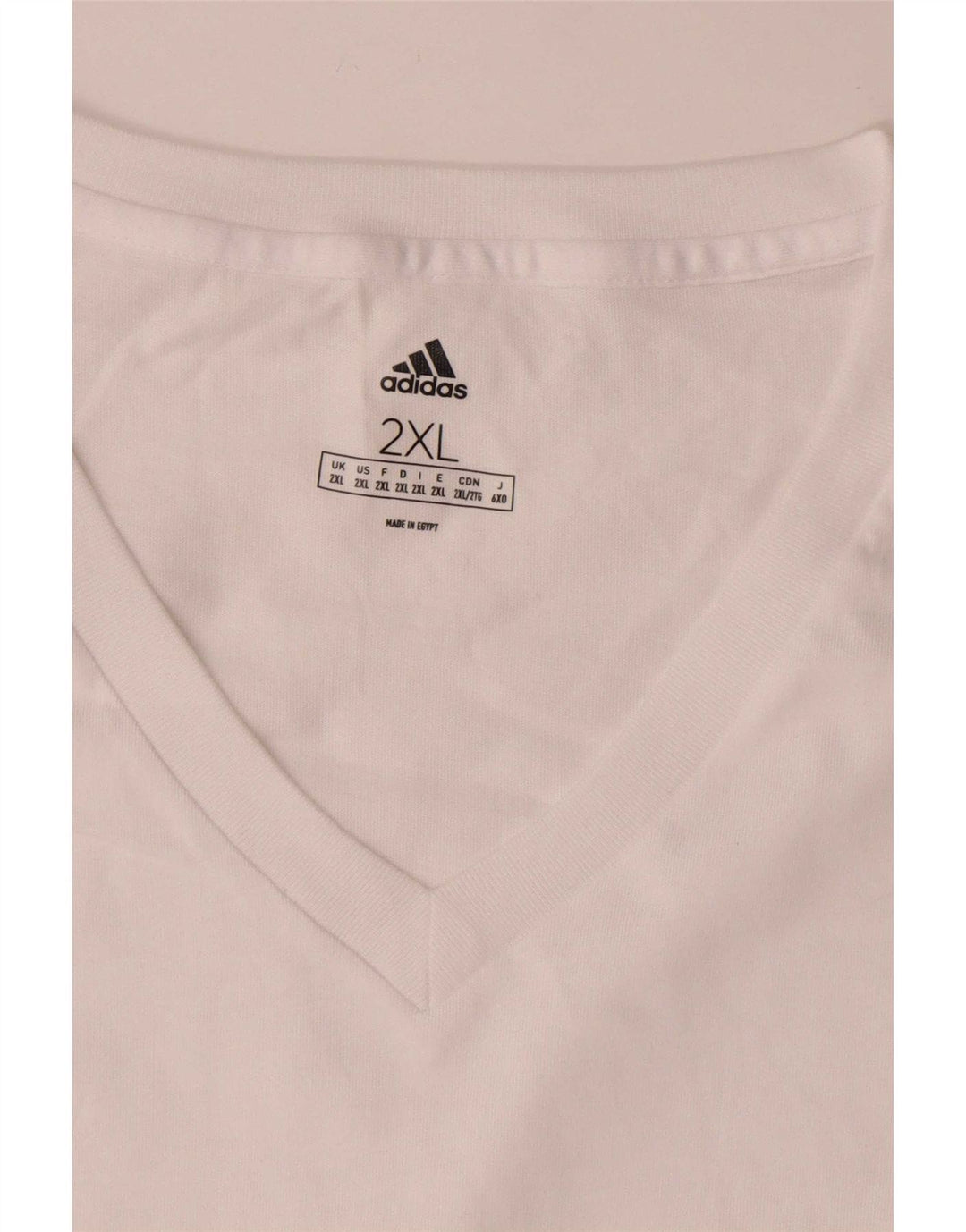 Мужская футболка Adidas Top 2XL, белый хлопок