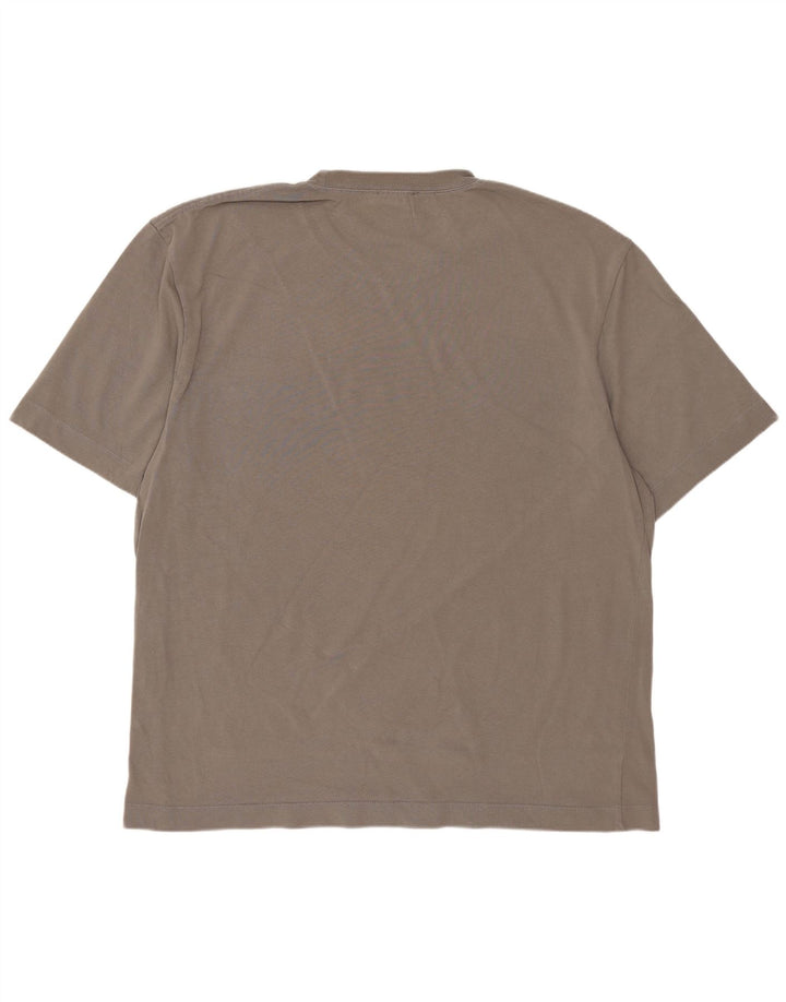 Мужская футболка ZARA XL, серый хлопок