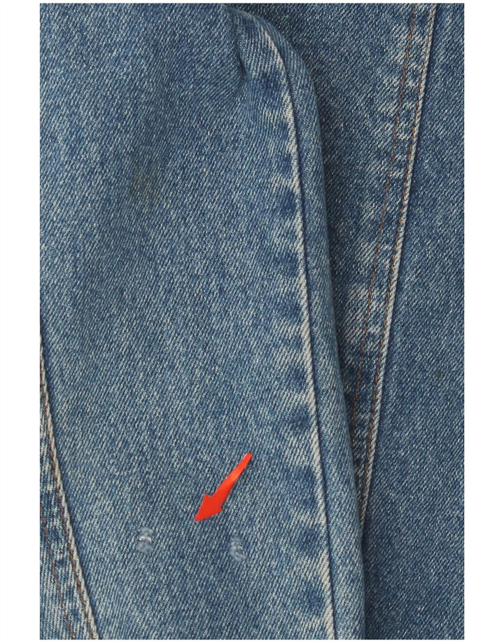 Винтажная джинсовая куртка для мальчиков 14-15 лет, средний синий цвет