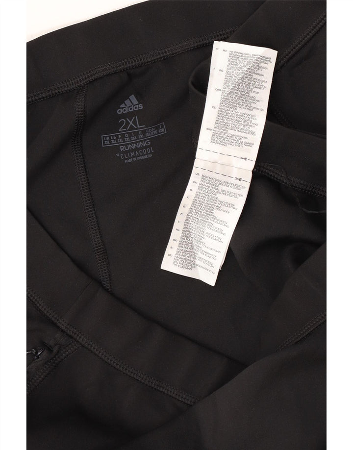 Женские спортивные брюки ADIDAS Climacool UK 20 2XL, черный полиэстер