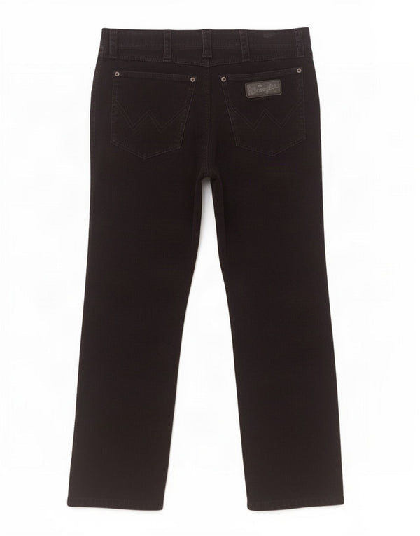 Мужские прямые вельветовые брюки Wrangler Roxboro W36 L30, черный хлопок