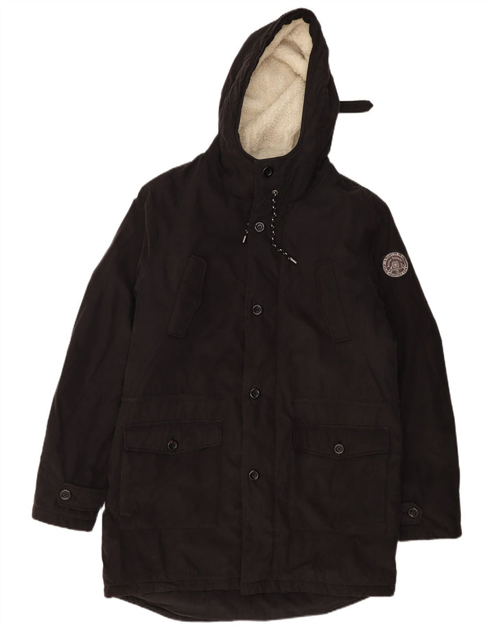 Мужская парка Bruno Banani с капюшоном UK 42 XL, черный полиамид