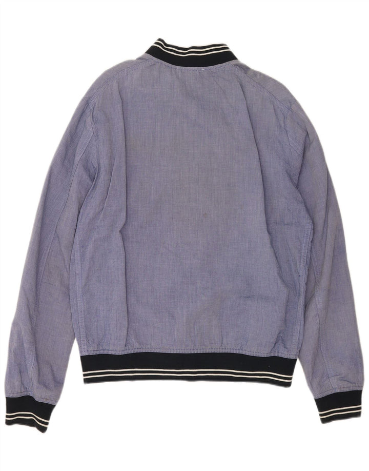 Мужская куртка-бомбер Zara UK 38, средний синий
