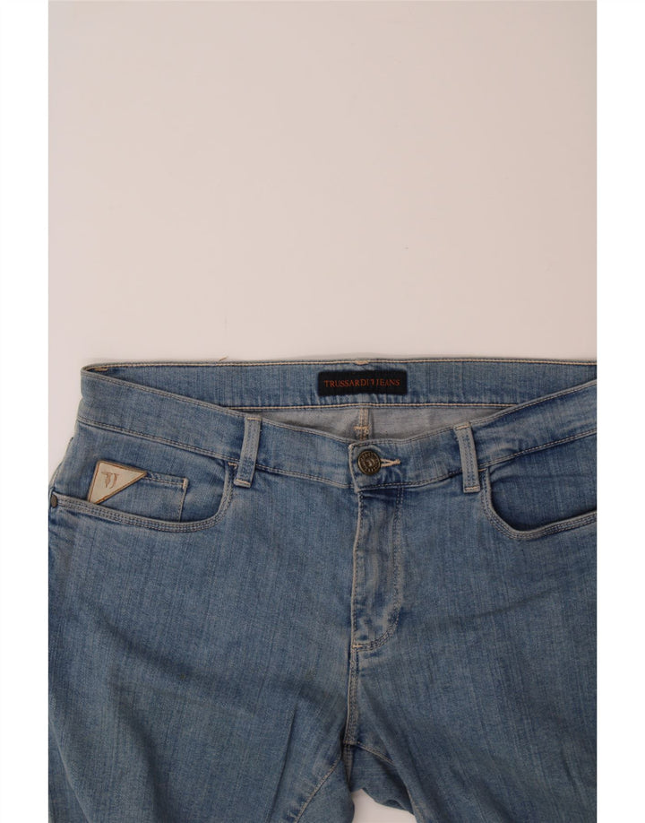 TRUSSARDI Mens Slim Jeans IT 49 Medium W35 L35 Blue Vintage Trussardi and Second-Hand Trussardi from Messina Hembry 