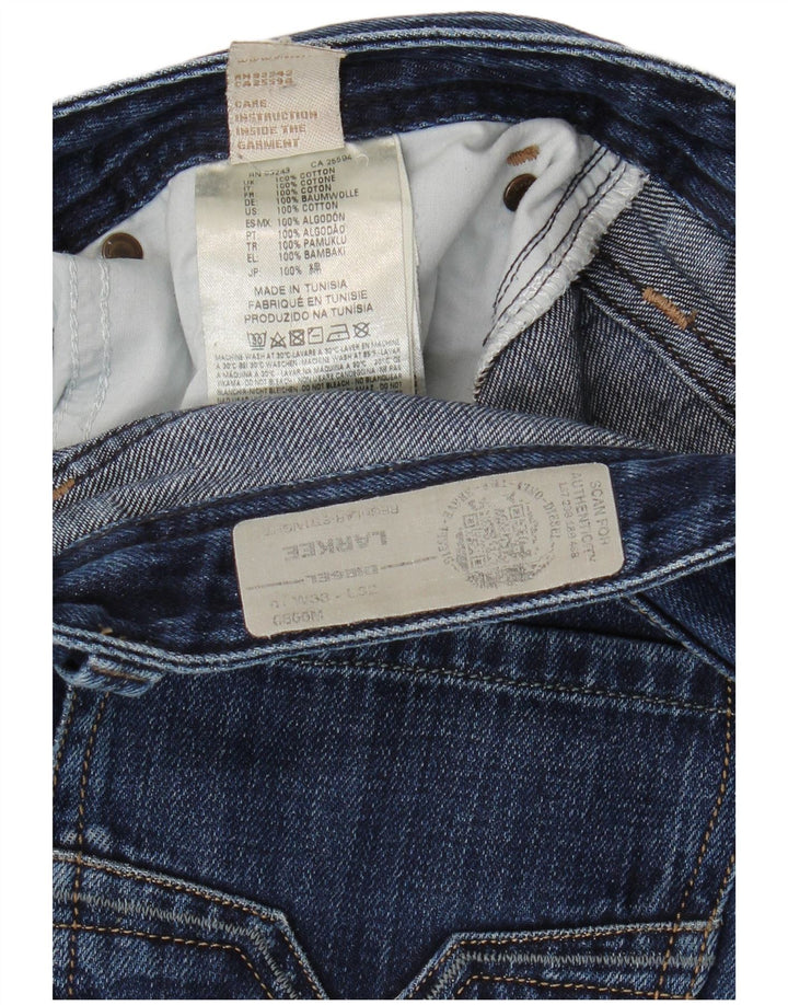 Мужские прямые джинсы DIESEL Larkee Regular W33 L32, темно-синий, хлопок