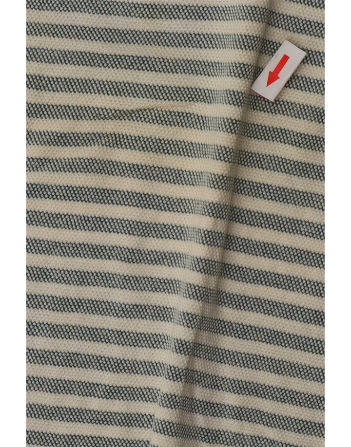 Мужская футболка Zara из хлопка в большую серую полоску