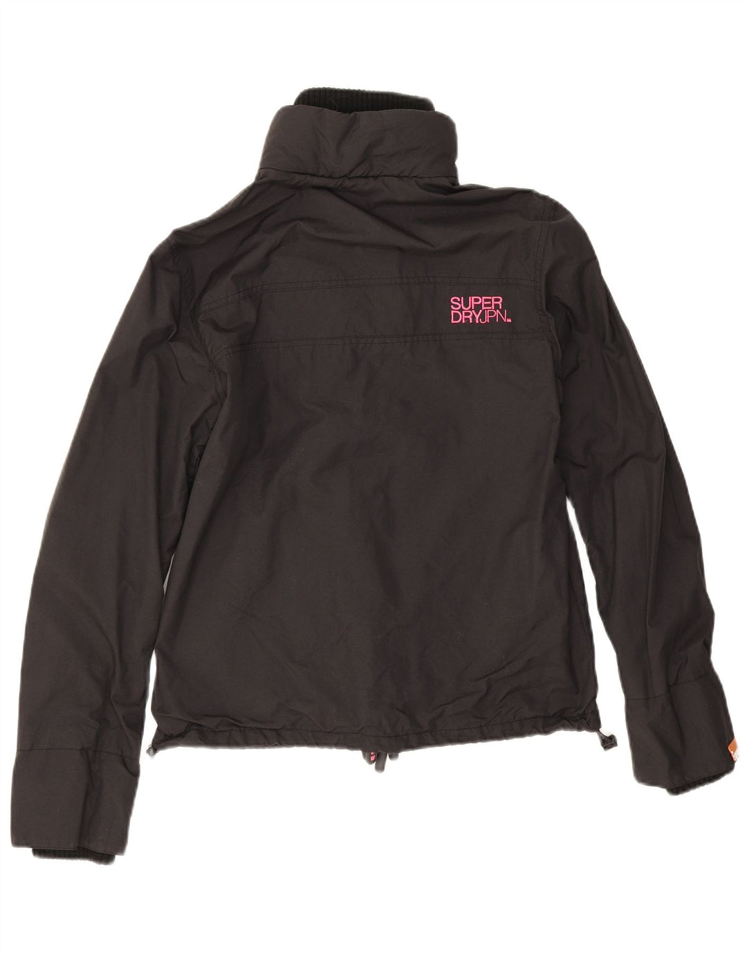 Женский бомбер Superdry UK 16, большой черный нейлон