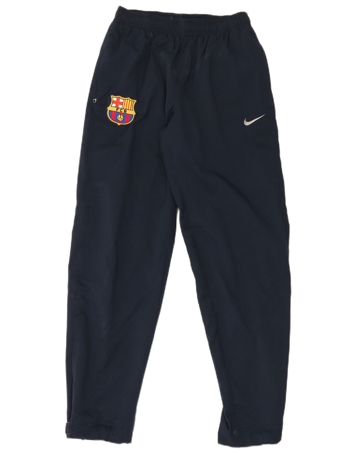 Мужские спортивные брюки Nike FCB, маленькие темно-синие, полиэстер