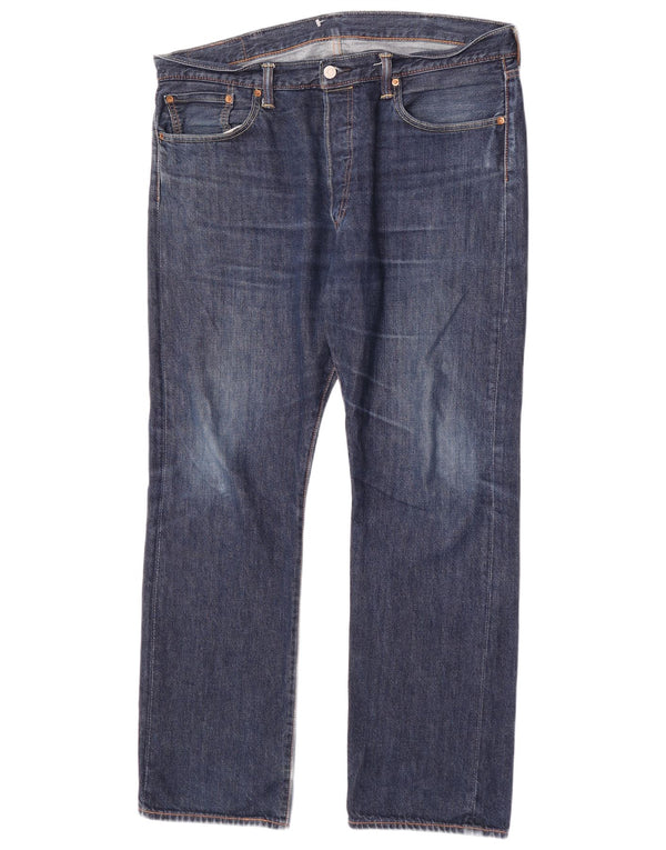 Мужские прямые джинсы Levi's 501 W38 L32 синие, хлопок