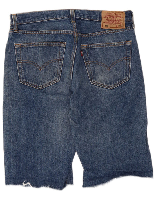 Мужские джинсовые шорты Levi's 501 W33, средние синие