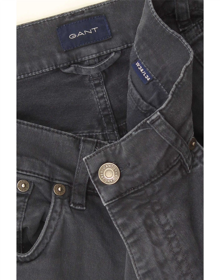 Мужские узкие джинсы Gant W34 L34 темно-синие