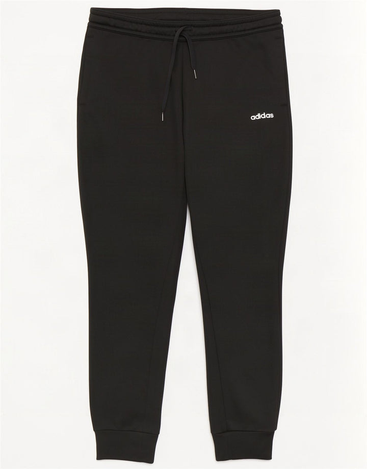 Женские спортивные брюки Adidas Joggers UK 12/14, средний черный полиэстер
