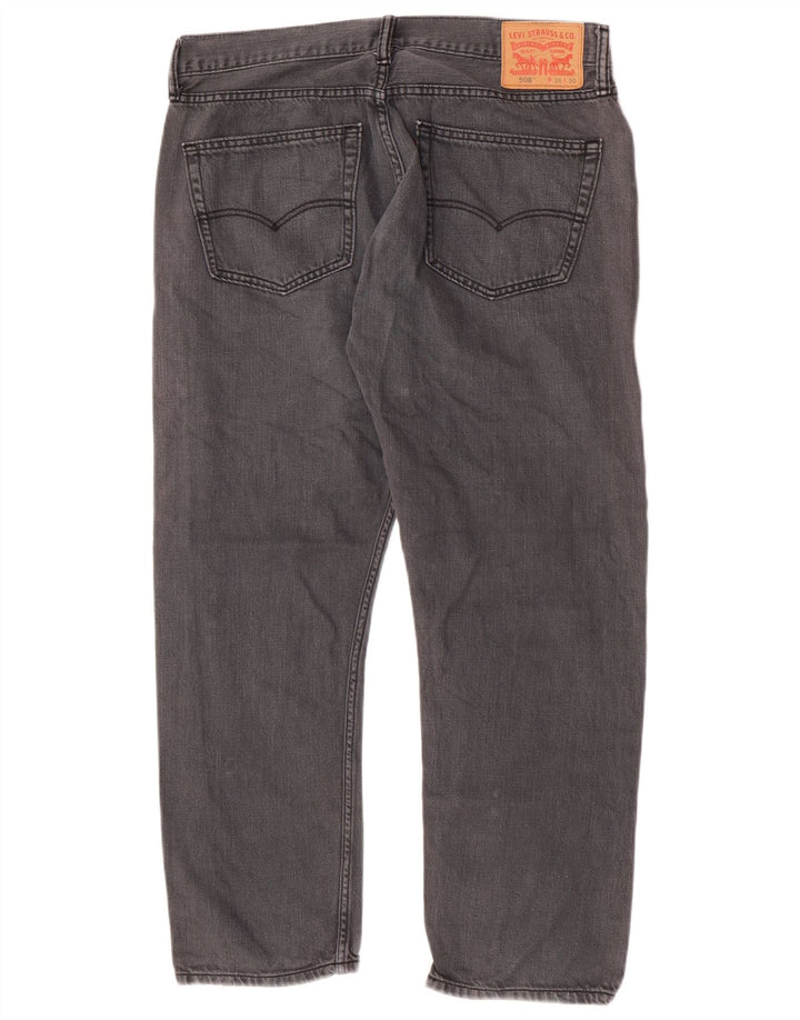 Мужские прямые джинсы Levi's 508 W36 L27 серые, хлопок