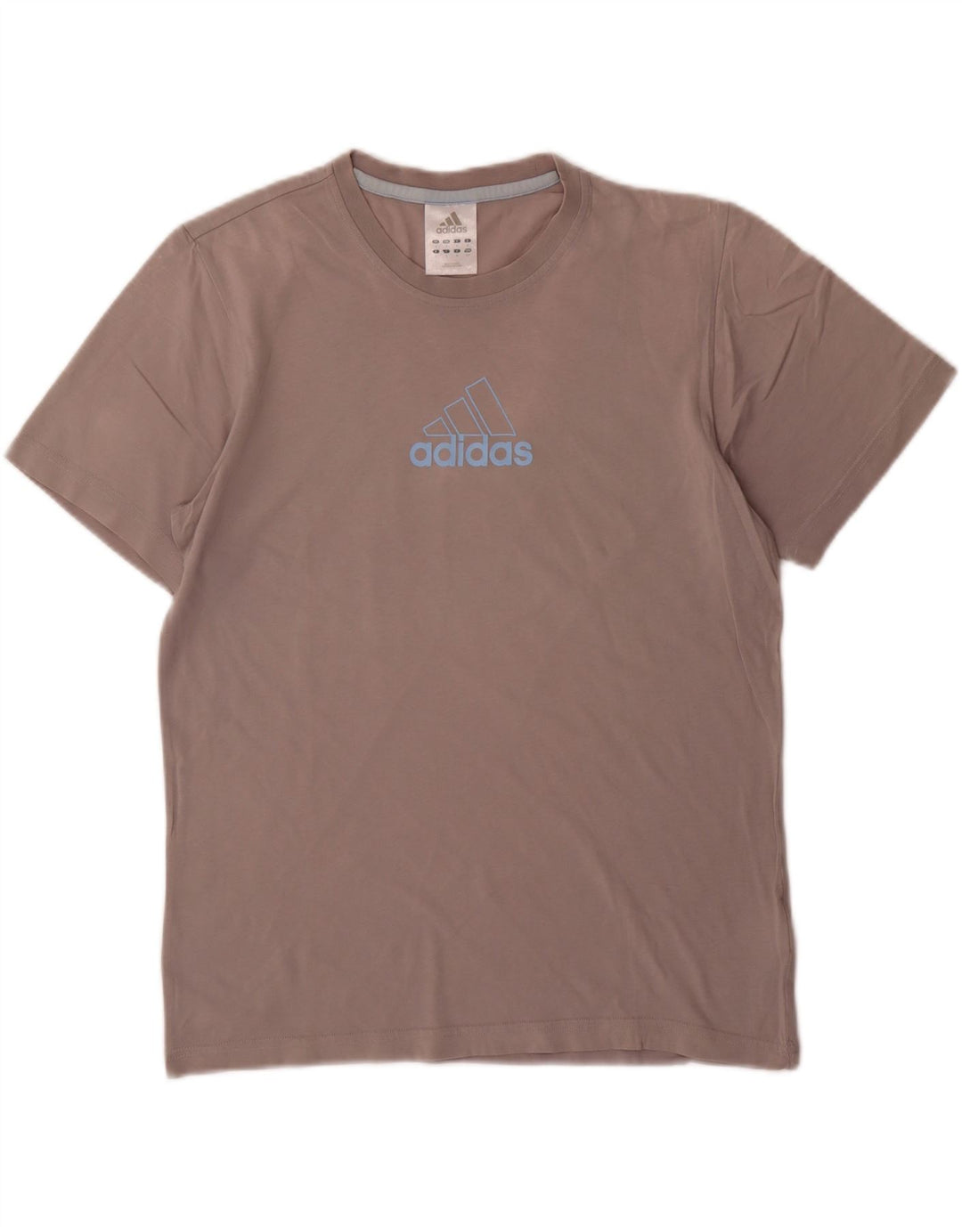 ADIDAS Mens Graphic T-Shirt Top Small Grey Cotton