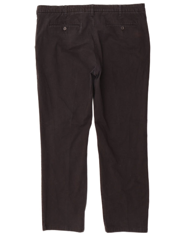 Мужские прямые брюки-чиносы Marks & Spencer W42 L33 черные
