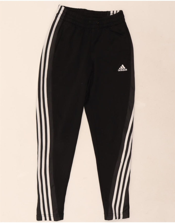 Спортивные брюки Adidas для мальчиков 11-12 лет, черный полиэстер