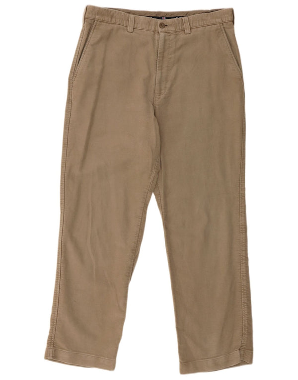 Мужские прямые брюки чинос Marks & Spencer Blue Harbour W34 L29 бежевые