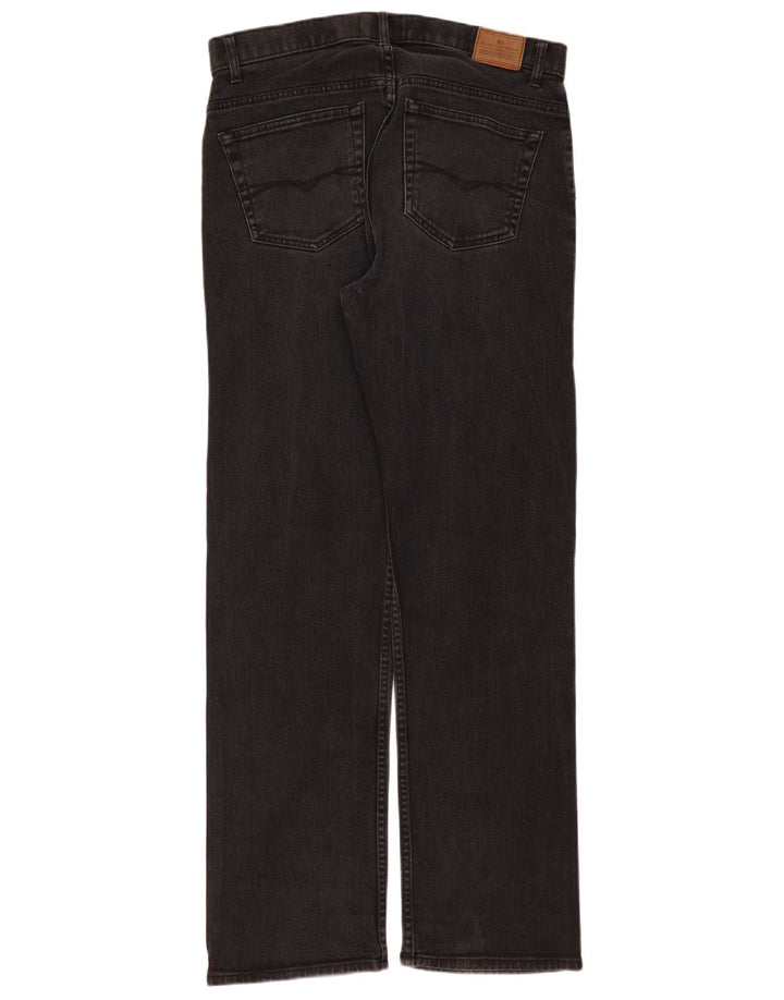 Мужские прямые джинсы Marks & Spencer W34 L33, черный хлопок