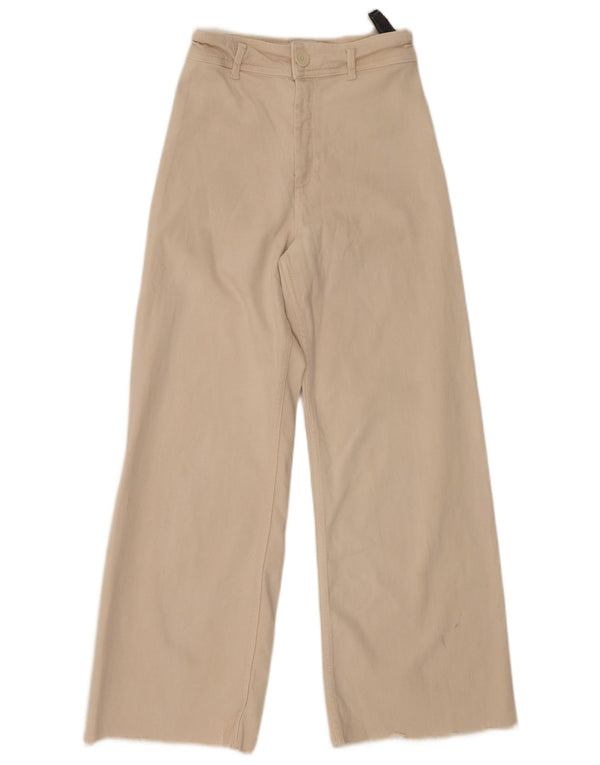 Женские повседневные широкие брюки Zara The Marine EU 36 XS W26 L29, бежевые
