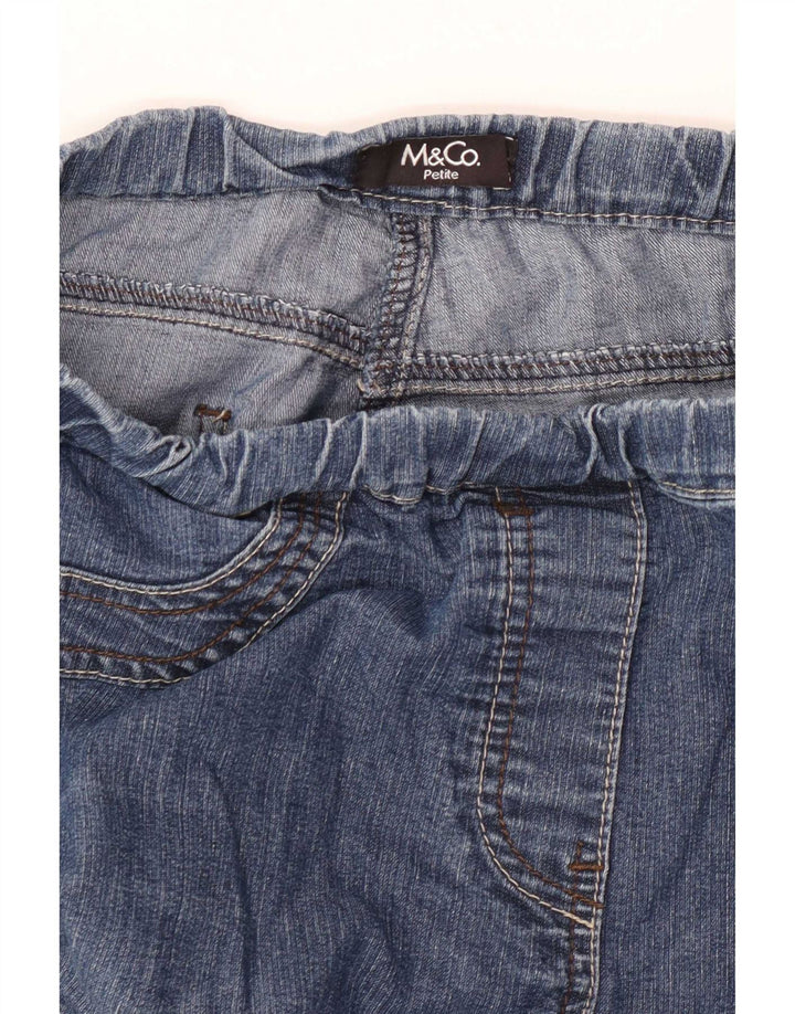 Женские джинсы джеггинсы M&Co для миниатюрных W32 L26 синие