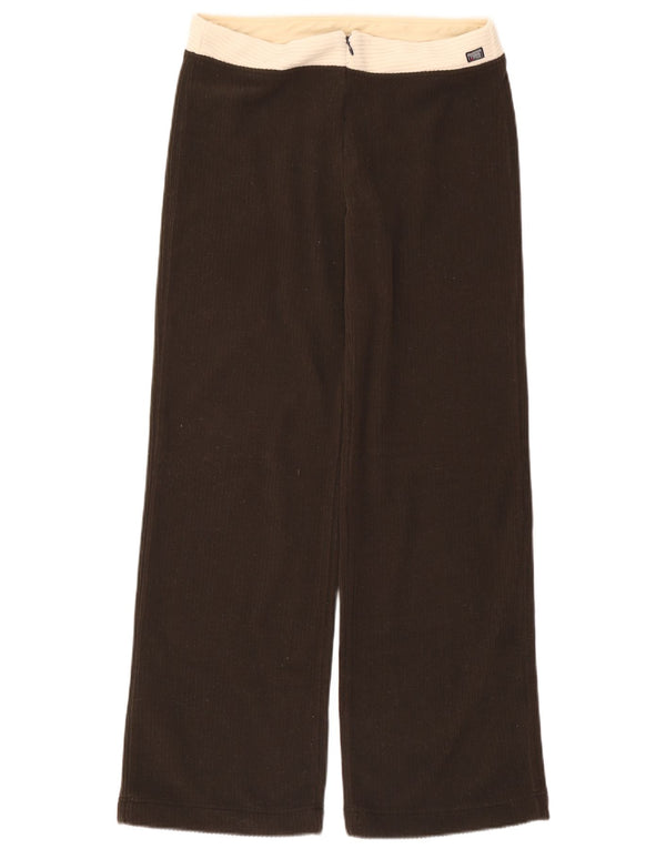 Think Pink Женские широкие брюки из флиса, большие W34 L33, зеленые цветные блоки