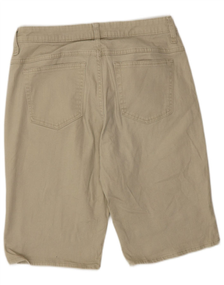 Lee Womens Riders Casual Shorts US 8 Medium W30 Бежевый хлопок
